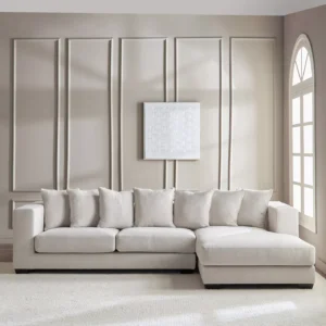 3-Seater Fabric Right Corner Sofa