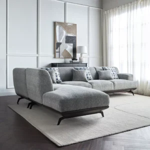 4-Seater Fabric Left Corner Sofa