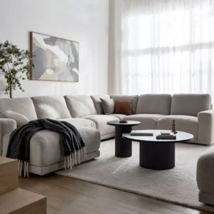 Northam 5-Seater Fabric Left Corner Sofa