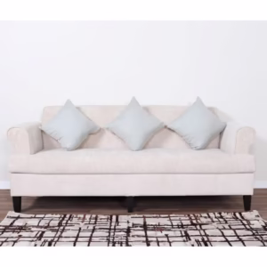 Set of sofas with an American design, boucle